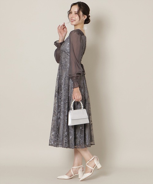 WILLSELECTION(ウィルセレクション)の「バックリボンレースパンプス(パンプス・レディース・ブラック/アイボリー・LARGE/MEDIUM)」の4枚目の写真