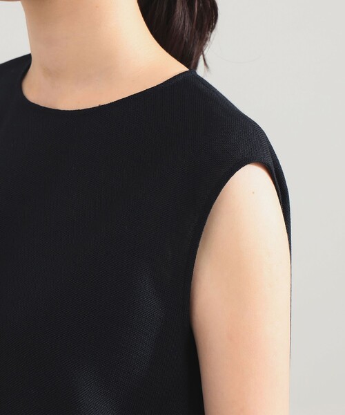 Demi-Luxe BEAMS(デミルクス ビームス)の「AK+1 / クロップド ブラウス(シャツ/ブラウス・レディース・ネイビー/ベージュ・ONE SIZE)」の18枚目の写真