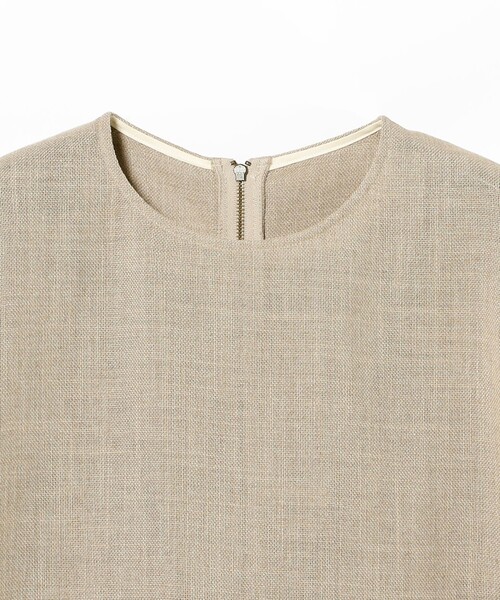 Demi-Luxe BEAMS(デミルクス ビームス)の「AK+1 / クロップド ブラウス(シャツ/ブラウス・レディース・ネイビー/ベージュ・ONE SIZE)」の21枚目の写真