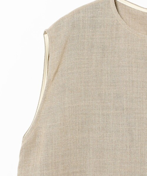 Demi-Luxe BEAMS(デミルクス ビームス)の「AK+1 / クロップド ブラウス(シャツ/ブラウス・レディース・ネイビー/ベージュ・ONE SIZE)」の22枚目の写真