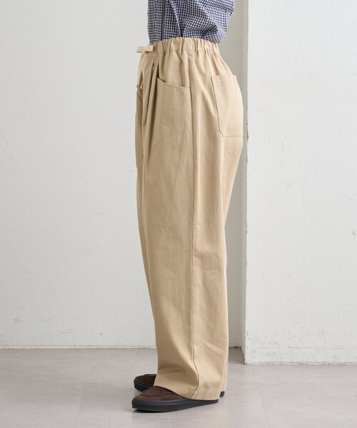 GEVACO（ゲバコ）の「【GEVACO】L字ポケットテーパードパンツ/ユニセックス（その他パンツ・レディース・カーキ/ベージュ・MEDIUM/SMALL/LARGE）」の9枚目の写真