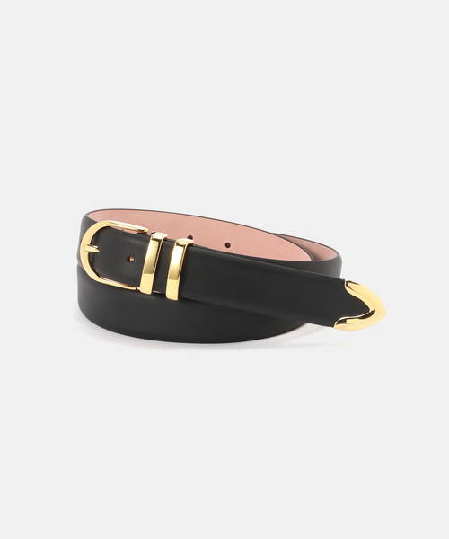 Deuxieme Classe（ドゥーズィエムクラス）の「【ATELIER AMBOISE/アトリエ アンボワーズ】DANTE BELT（ベルト・レディース・ブラック・FREE）」の4枚目の写真