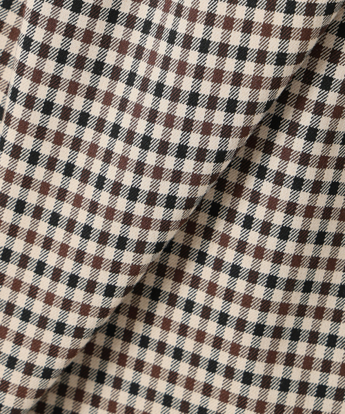 IENA（イエナ）の「THE M ギャザーネックワンピース（ワンピース・レディース・ベージュ系その他・36/38）」の10枚目の写真