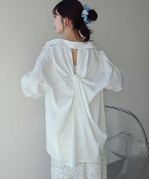 earth music&ecology | バックツイストオーバーシャツ(シャツ/ブラウス)