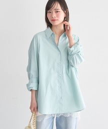 earth music&ecology | バックツイストオーバーシャツ(シャツ/ブラウス)