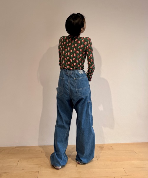 HOLIDAY（ホリデイ）の「SUPER RIB PADDED SHOULDER CREW-NECK L/S TOPS (TULIP) スーパーリブパディッドショルダークルーネックロングスリーブトップス (チューリップ)（Tシャツ/カットソー・レディース・チャコールグレー・ONE SIZE）」の16枚目の写真