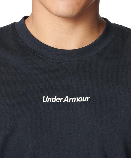 UNDER ARMOUR(アンダーアーマー)の「UAヘビーウエイト グラフィック ロングスリーブ Tシャツ(ライフスタイル/メンズ)(Tシャツ/カットソー・メンズ・ブラック・L/XL/3XL/M/S/2XL)」の4枚目の写真