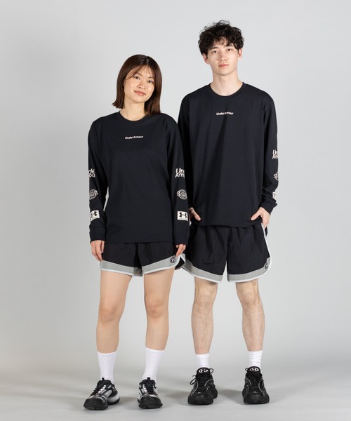 UNDER ARMOUR(アンダーアーマー)の「UAヘビーウエイト グラフィック ロングスリーブ Tシャツ(ライフスタイル/メンズ)(Tシャツ/カットソー・メンズ・ブラック・L/XL/3XL/M/S/2XL)」の10枚目の写真