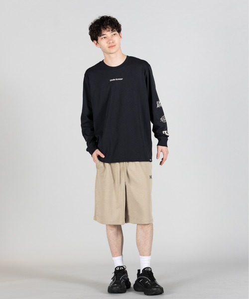 UNDER ARMOUR(アンダーアーマー)の「UAヘビーウエイト グラフィック ロングスリーブ Tシャツ(ライフスタイル/メンズ)(Tシャツ/カットソー・メンズ・ブラック・L/XL/3XL/M/S/2XL)」の15枚目の写真
