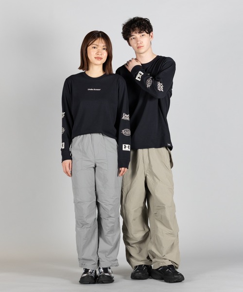 UNDER ARMOUR(アンダーアーマー)の「UAヘビーウエイト グラフィック ロングスリーブ Tシャツ(ライフスタイル/メンズ)(Tシャツ/カットソー・メンズ・ブラック・L/XL/3XL/M/S/2XL)」の18枚目の写真