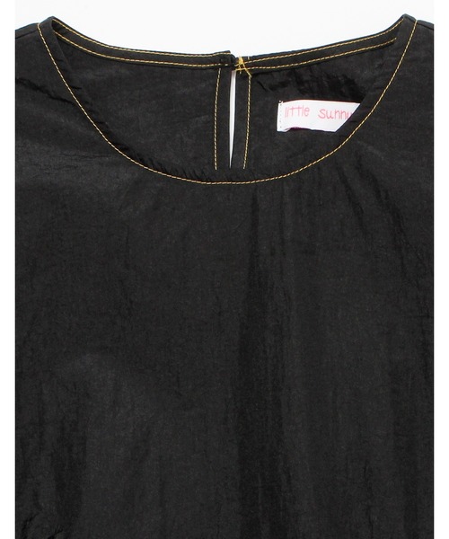 Little sunny bite(リトルサニーバイト)の「【RES】【Little sunny bite 】Nylon frill dress(ワンピース・レディース・ブラック/オレンジ/グリーン・SMALL)」の6枚目の写真