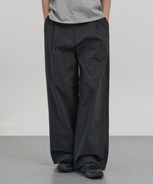 EXCONTAINER（エックスコンテナ）の「ナイロンイージータックワイドパンツ（ブラック）（その他パンツ）」