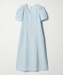 EMMEL REFINES（エメルリファインズ）の「＜EMMEL REFINES＞EM ドットプリント タックギャザースリーブ ワンピース（ワンピース）」