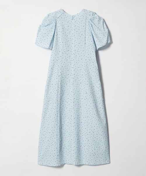 EMMEL REFINES（エメルリファインズ）の「＜EMMEL REFINES＞EM ドットプリント タックギャザースリーブ ワンピース（ワンピース・レディース・ブラック/ライトブルー・S/M）」の3枚目の写真