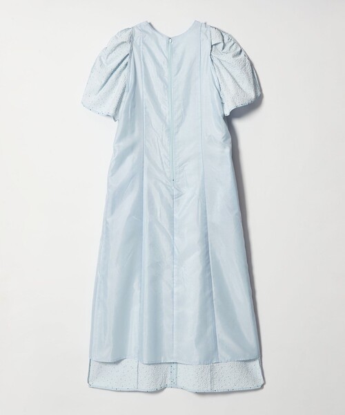 EMMEL REFINES（エメルリファインズ）の「＜EMMEL REFINES＞EM ドットプリント タックギャザースリーブ ワンピース（ワンピース・レディース・ブラック/ライトブルー・S/M）」の12枚目の写真