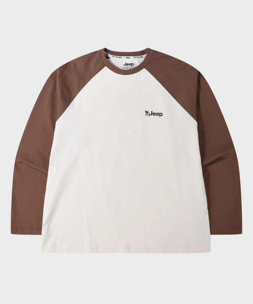 JEEP（ジープ）の「USA JEEP ラグランロングスリーブTシャツ (JR5TSU064BR)（Tシャツ/カットソー・レディース・その他・SMALL/MEDIUM/LARGE/X-LARGE/2XL）」の2枚目の写真