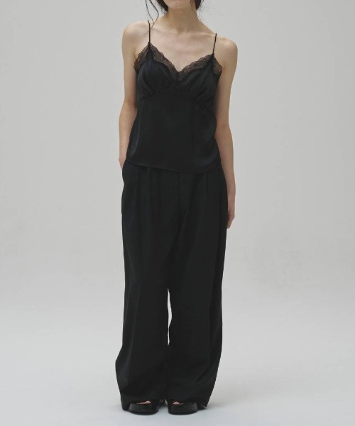 TODAYFUL(トゥデイフル)の「TODAYFUL Satin Lace Camisole サテンレースキャミソール/12610431(キャミソール・レディース・ブラック/ミント/アイボリー・ONE SIZE)」の7枚目の写真