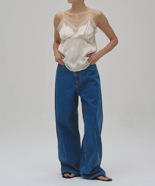 TODAYFUL(トゥデイフル)の「TODAYFUL Satin Lace Camisole サテンレースキャミソール/12610431(キャミソール・レディース・ブラック/ミント/アイボリー・ONE SIZE)」の13枚目の写真