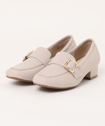 ABC SELECT エービーシーセレクト PUFF HEEL LFR 3.5 パフヒールローファー 3.5 W5079 GRAYGE