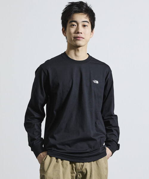 FREAK'S STORE（フリークスストア）の「限定展開 THE NORTH FACE/ザ・ノース・フェイス ロングスリーブフラッシュドライヌプシコットンティー（メンズ） / 長袖Tシャツ（Tシャツ/カットソー・メンズ・グレー/ブラック/ホワイト・LARGE/X-LARGE/SMALL/MEDIUM）」の18枚目の写真