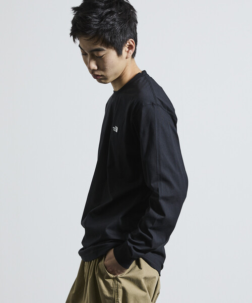 FREAK'S STORE（フリークスストア）の「限定展開 THE NORTH FACE/ザ・ノース・フェイス ロングスリーブフラッシュドライヌプシコットンティー（メンズ） / 長袖Tシャツ（Tシャツ/カットソー・メンズ・グレー/ブラック/ホワイト・LARGE/X-LARGE/SMALL/MEDIUM）」の21枚目の写真