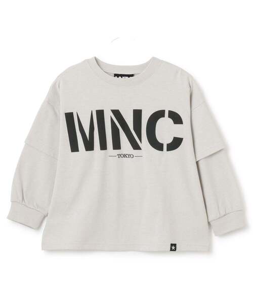 b・ROOM(ビールーム)の「【防汚・速乾・型崩れしない】フェイクレイヤードTシャツ【MNCM】【子供服】【キッズ】【男の子】【女の子】(Tシャツ/カットソー・キッズ・アイボリー/チャコール/カーキ/ブラック・110cm/130cm/120cm/140cm/150cm)」の11枚目の写真
