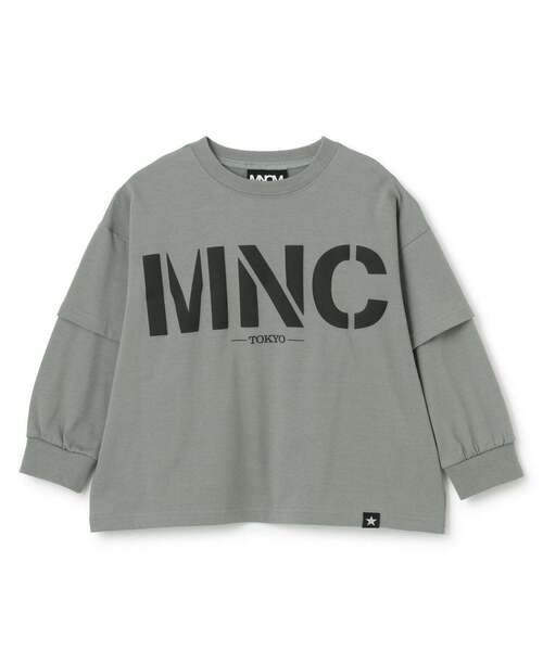 b・ROOM(ビールーム)の「【防汚・速乾・型崩れしない】フェイクレイヤードTシャツ【MNCM】【子供服】【キッズ】【男の子】【女の子】(Tシャツ/カットソー・キッズ・アイボリー/チャコール/カーキ/ブラック・110cm/130cm/120cm/140cm/150cm)」の12枚目の写真