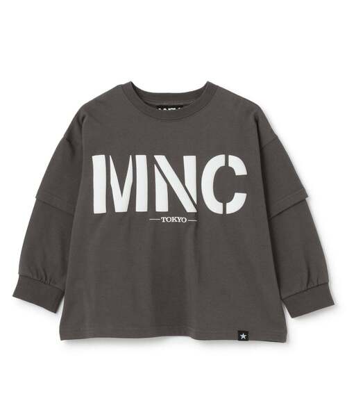 b・ROOM(ビールーム)の「【防汚・速乾・型崩れしない】フェイクレイヤードTシャツ【MNCM】【子供服】【キッズ】【男の子】【女の子】(Tシャツ/カットソー・キッズ・アイボリー/チャコール/カーキ/ブラック・110cm/130cm/120cm/140cm/150cm)」の14枚目の写真