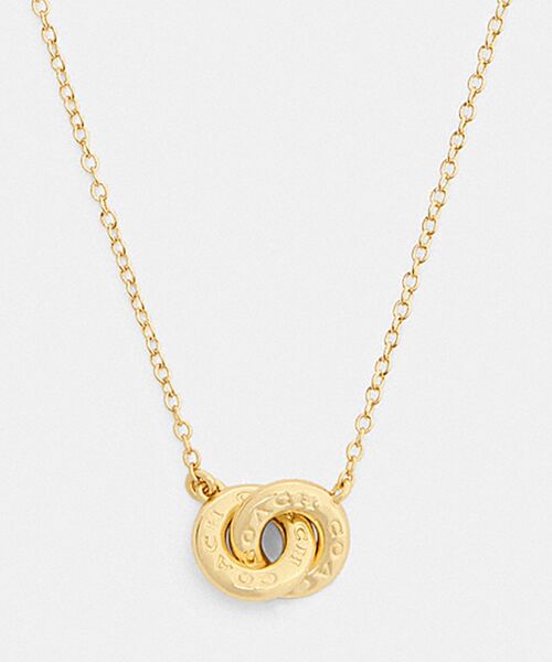 インターロック ペンダント ネックレス（ネックレス）｜COACH（コーチ