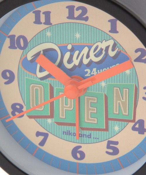 niko and...(ニコアンド)の「ポールクロック(置時計・レディース・ブラック/アイボリー・0)」の10枚目の写真