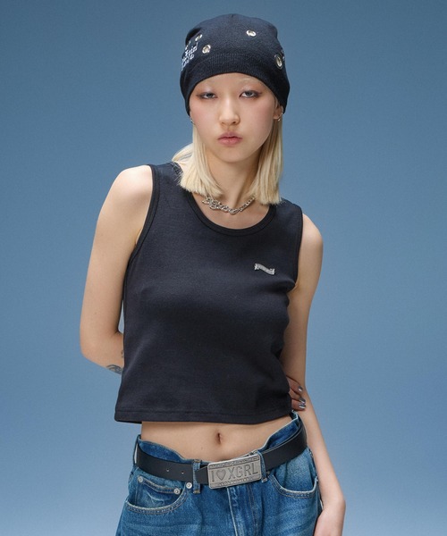 X-girl(エックスガール)の「RHINESTONE CURSIVE LOGO NECKLACE(ネックレス・レディース・シルバー・ONE SIZE)」の15枚目の写真