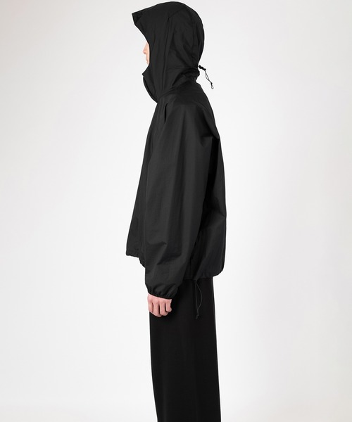 LAD MUSICIAN(ラッドミュージシャン)の「NYLON MINI RIPSTOP HOODED BLOUSON(ナイロンジャケット・メンズ・ブラック・42/46/44)」の3枚目の写真