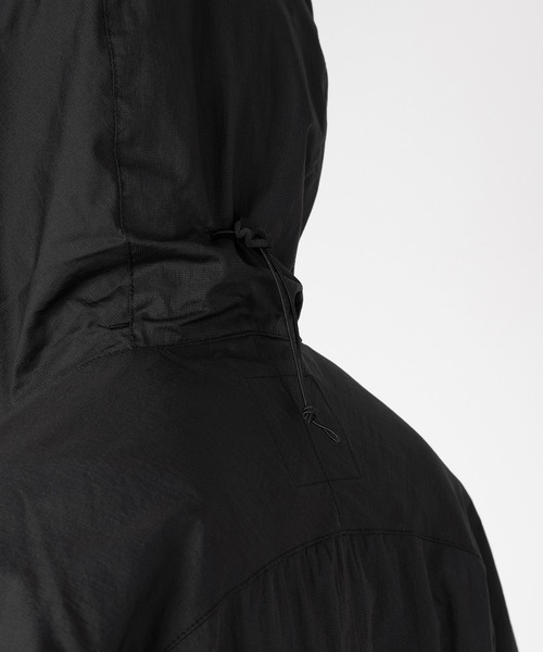 LAD MUSICIAN(ラッドミュージシャン)の「NYLON MINI RIPSTOP HOODED BLOUSON(ナイロンジャケット・メンズ・ブラック・42/46/44)」の5枚目の写真
