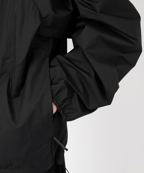 LAD MUSICIAN(ラッドミュージシャン)の「NYLON MINI RIPSTOP HOODED BLOUSON(ナイロンジャケット・メンズ・ブラック・42/46/44)」の6枚目の写真