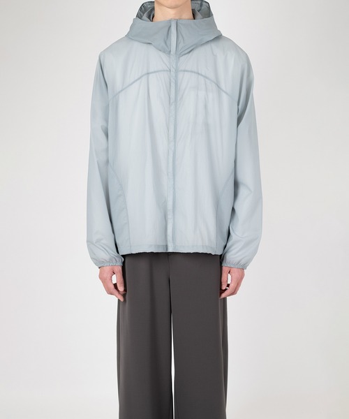 LAD MUSICIAN(ラッドミュージシャン)の「NYLON MINI RIPSTOP HOODED BLOUSON(ナイロンジャケット・メンズ・ブラック・42/46/44)」の15枚目の写真