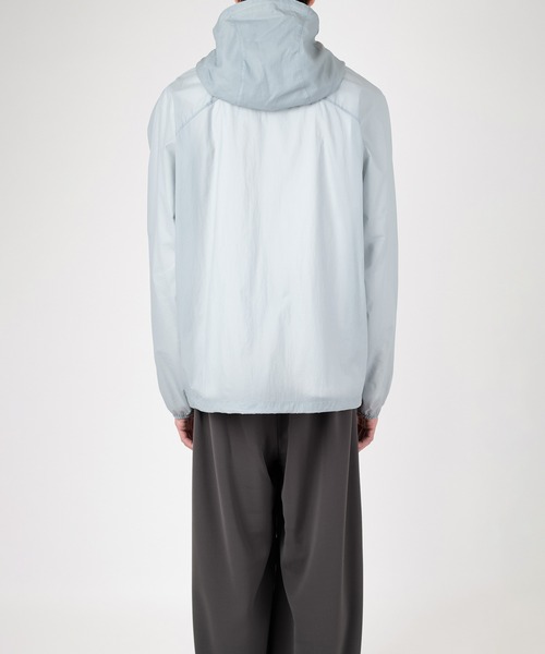 LAD MUSICIAN(ラッドミュージシャン)の「NYLON MINI RIPSTOP HOODED BLOUSON(ナイロンジャケット・メンズ・ブラック・42/46/44)」の11枚目の写真