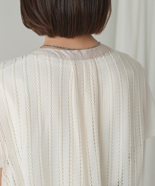 Bou Jeloud（ブージュルード）の「バックレースジレ（ベスト・レディース・ブラック/ベージュ・MEDIUM）」の16枚目の写真