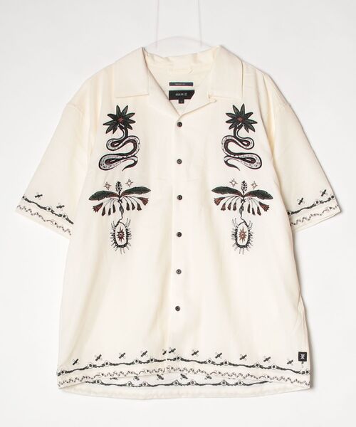 ROARK REVIVAL(ロアークリバイバル)の「【ROARK】"AUGS PALM" GONZO S/S(シャツ/ブラウス・メンズ・ホワイト・MEDIUM)」の4枚目の写真