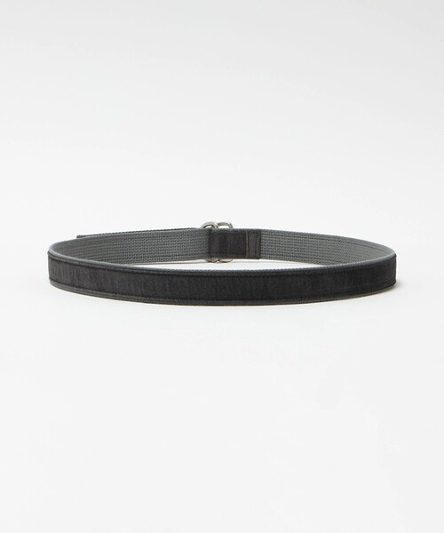 hobo（ホーボー）の「＜hobo＞ダブル リング ベルト（ベルト・メンズ・ダークグレー・FREE）」の2枚目の写真