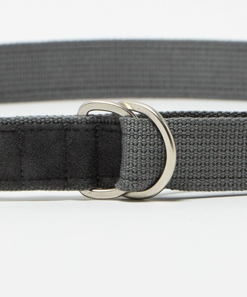 hobo（ホーボー）の「＜hobo＞ダブル リング ベルト（ベルト・メンズ・ダークグレー・FREE）」の3枚目の写真
