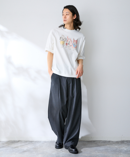 B.C STOCK(ベーセーストック)の「ドライウールライクバレルトラウザー(その他パンツ・メンズ・チャコールグレー/ネイビー/ブラック/グレー・MEDIUM/LARGE)」の5枚目の写真