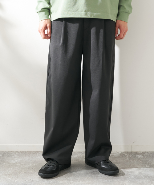 B.C STOCK(ベーセーストック)の「ドライウールライクバレルトラウザー(その他パンツ・メンズ・チャコールグレー/ネイビー/ブラック/グレー・MEDIUM/LARGE)」の10枚目の写真