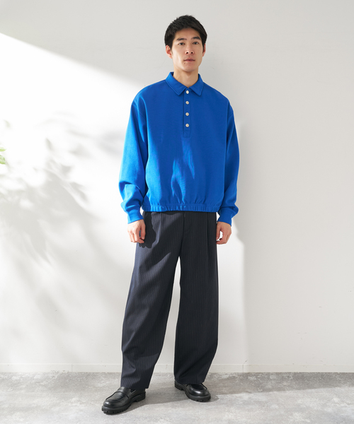 B.C STOCK(ベーセーストック)の「ドライウールライクバレルトラウザー(その他パンツ・メンズ・チャコールグレー/ネイビー/ブラック/グレー・MEDIUM/LARGE)」の17枚目の写真