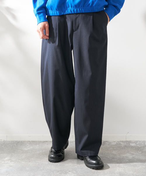 B.C STOCK(ベーセーストック)の「ドライウールライクバレルトラウザー(その他パンツ・メンズ・チャコールグレー/ネイビー/ブラック/グレー・MEDIUM/LARGE)」の18枚目の写真