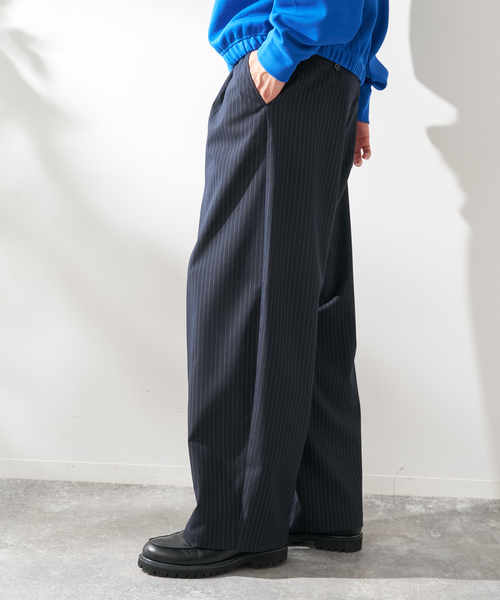 B.C STOCK(ベーセーストック)の「ドライウールライクバレルトラウザー(その他パンツ・メンズ・チャコールグレー/ネイビー/ブラック/グレー・MEDIUM/LARGE)」の19枚目の写真
