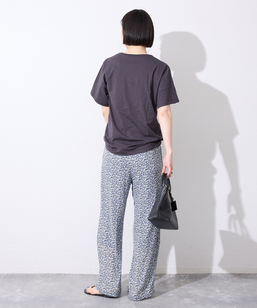 SLOBE IENA(スローブイエナ)の「《36サイズのみWEB限定》Blue Flowerパンツ(その他パンツ・レディース・ブルー系その他・38/40/36)」の12枚目の写真