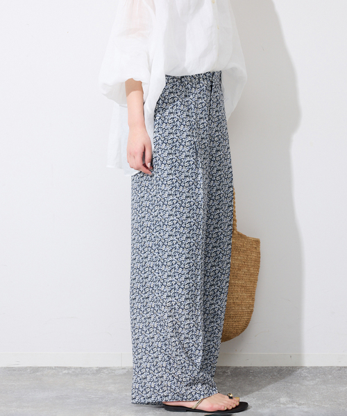 WEB限定》Blue Flowerパンツ（その他パンツ）｜SLOBE IENA