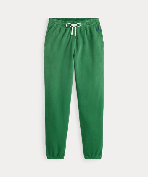 POLO RALPH LAUREN(ポロ ラルフ ローレン)の「ライトウェイト フリース ドローストリング スウェットパンツ(スウェットパンツ・レディース・グリーン・S/XS/XXS)」の4枚目の写真