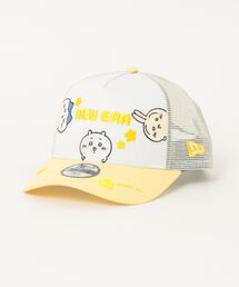 NEW ERA（ニューエラ）の「【NEW ERA/ニューエラ】キッズ Youth 9FORTY A-Frame トラッカー ちいかわ / ちいかわ・ハチワレ・うさぎ ホワイト/ソフトイエロー（キャップ）」