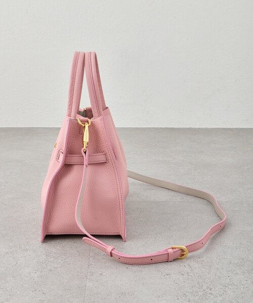 La boutique BonBon（ラブティックボンボン）の「【ヴィオラドーロ】イタリアンWフェイス型押しレザートート（トートバッグ・レディース・ピンク/ライトグレー/サックスブルー/グレー系その他・FREE）」の6枚目の写真